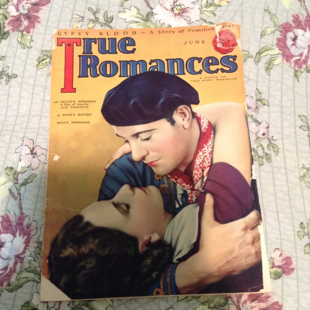 ORIGINAL True Romances, June, 1926 1920s '20s Pulp Magazine